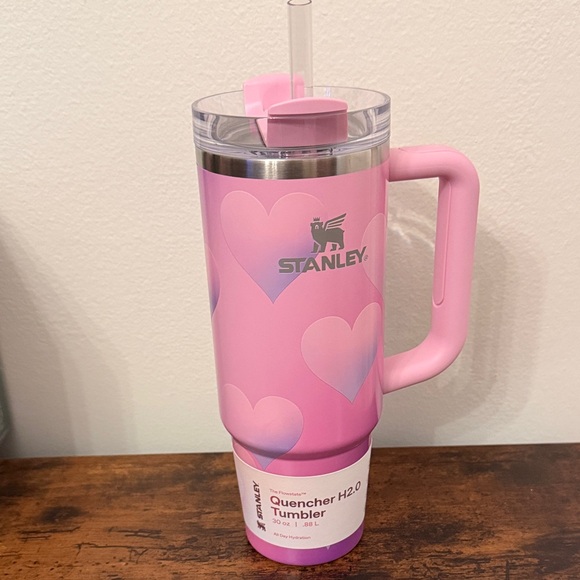Stanley Other - Stanley Pink and Purple Heart Tumbler 30 oz